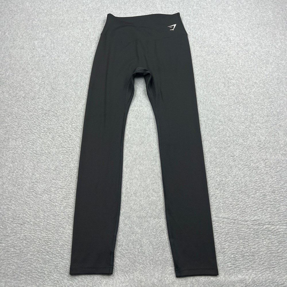 Gymshark Training Leggings‎ Womens Medium Black High Rise Athletic Workout